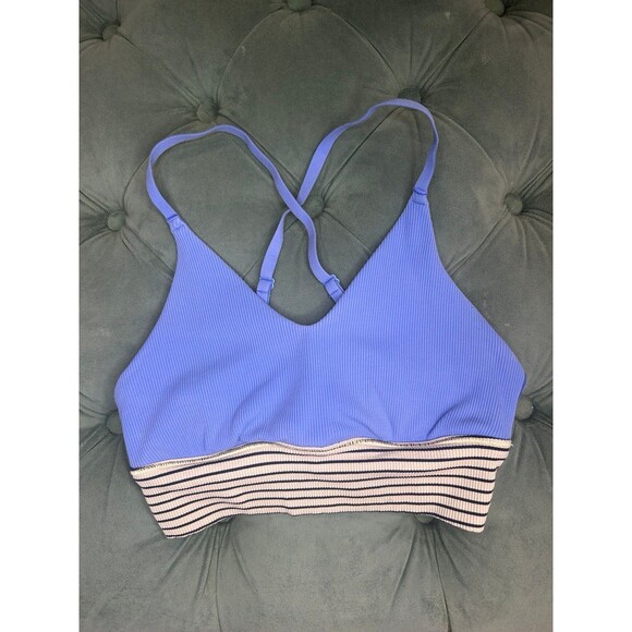 Offline by aerie Strappy Crop Top sports bra - Picture 1 of 4
